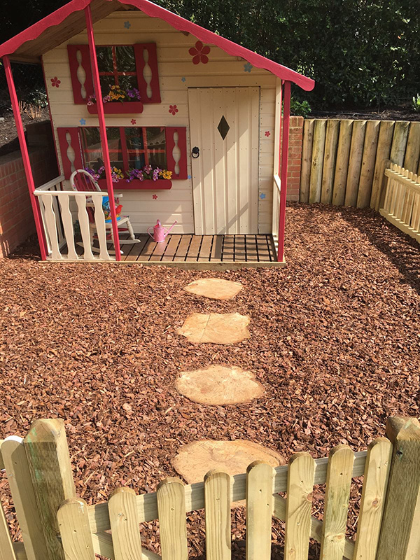 Play house construction in progress